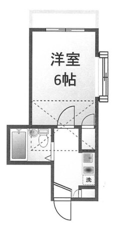 クレイドル中央の物件間取画像